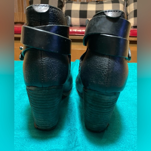 Rag & Bone “Harrow” Cowhide Leather Heeled Ankle Boots - Picture 6 of 15